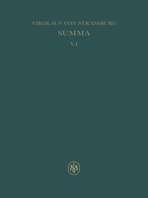 cover image of Summa, liber I